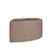 Flash Furniture Bright Beginnings Commercial Grade Modular Classroom Soft Seating, Backless Corner Chair, Neutral Vinyl MK-KE15686-GG - alternate 2